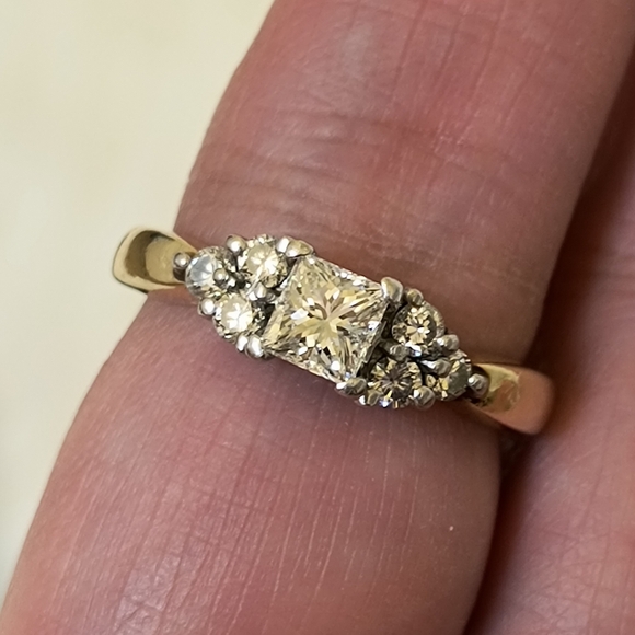 14k & Platinum Diamond Ring - Picture 1 of 14